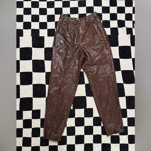 Dana Buchman leather pants